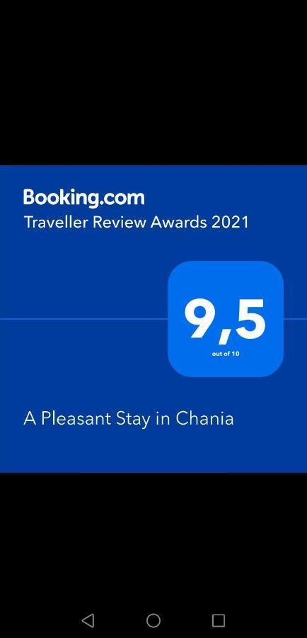 A Pleasant Stay In Chania Chrissi Akti Chania Exterior foto