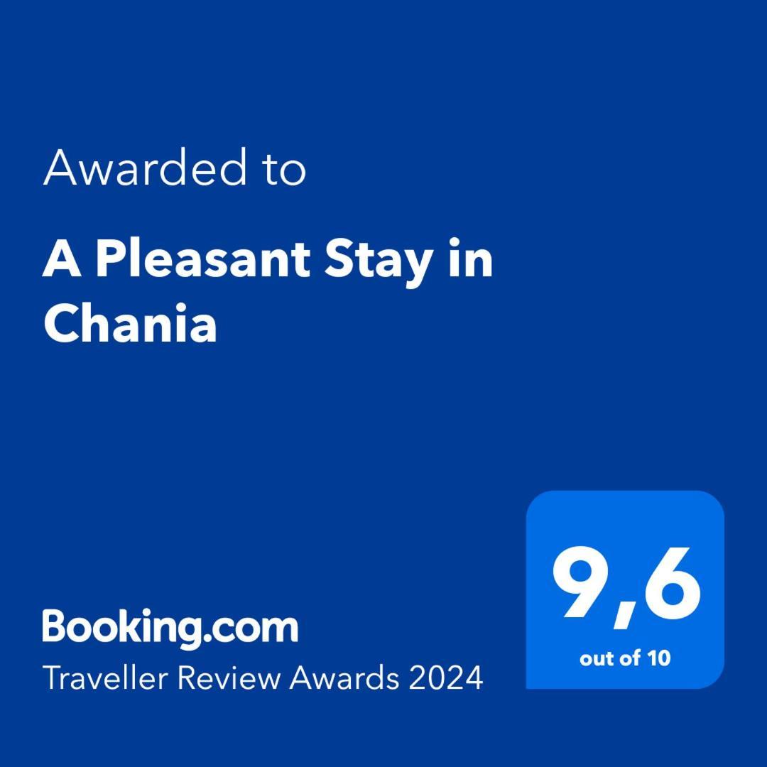 A Pleasant Stay In Chania Chrissi Akti Chania Exterior foto